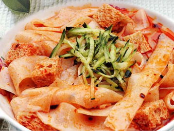 風靡廣州的30種外來小吃 涼皮，帶你做幸福的吃貨